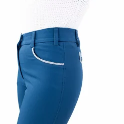 Pantalons D'Équitation*Harcour - Pantalon d'équitation femme Jaltika lagon Bleu