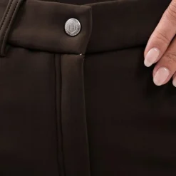 Pantalons D'Équitation*Harcour - Pantalon d'équitation polaire femme Jaipur cacao Marron