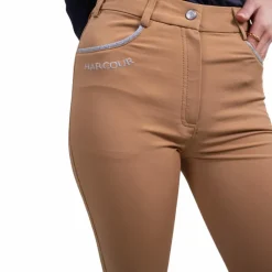 Pantalons D'Équitation*Harcour - Pantalon d'équitation femme Jaltika iced coffee Marron
