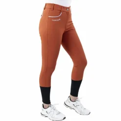Pantalons D'Équitation*Harcour - Pantalon d'équitation femme Jaltika fauve Orange