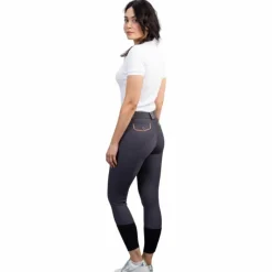 Hot - Pantalon d'équitation femme Jaltika dark grey/ rose gold Pantalons D'Équitation