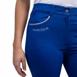 Pantalons D'Équitation*Harcour - Pantalon d'équitation femme Jaltika électrique Bleu