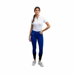 Pantalons D'Équitation*Harcour - Pantalon d'équitation femme Jaltika électrique Bleu
