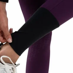 Hot - Pantalon d'équitation polaire femme Jaipur figue Pantalons D'Équitation