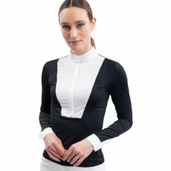 Polos Et Chemises*Harcour - Polo de concours manches longues femme Stella jungle Vert