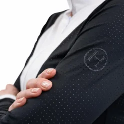 Polos Et Chemises*Harcour - Polo de concours manches longues femme Coco Noir