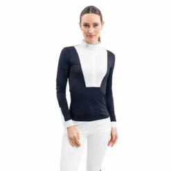 Polos Et Chemises*Harcour - Polo de concours manches longues femme Stella Marine