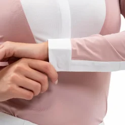 Polos Et Chemises*Harcour - Polo de concours manches longues femme Stella pivoine Rose