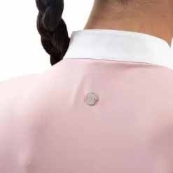 Polos Et Chemises*Harcour - Polo de concours manches longues femme Stella pivoine Rose