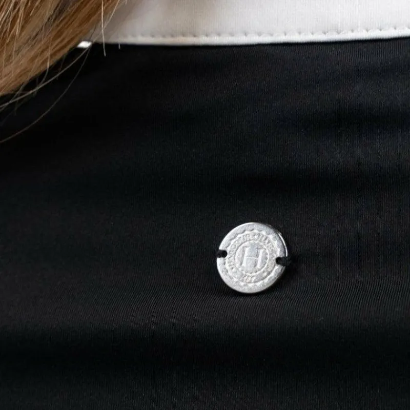 Polos Et Chemises*Harcour - Polo de concours manches longues femme Stella Noir