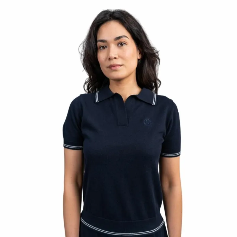 Polos Et Chemises*Harcour - Polo femme Shark Marine