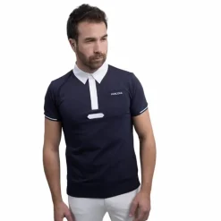 Polos Et Chemises|Polos Et Chemises*Harcour - Polo manches courtes homme Crystallo Marine
