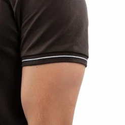 Polos Et Chemises*Harcour - Polo manches courtes homme Oscar cacao Marron