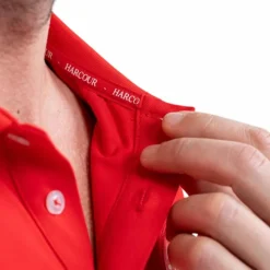 Polos Et Chemises|Polos Et Chemises*Harcour - Polo manches courtes homme Swiss Equestrian Friends Dranse Rouge