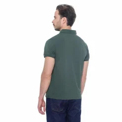 Polos Et Chemises|Polos Et Chemises*Harcour - Polo manches courtes homme Pami kaki Vert