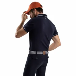 Polos Et Chemises|Polos Et Chemises*Harcour - Polo manches courtes homme Pampelonne Marine