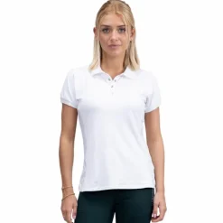 Polos Et Chemises*Harcour - Polo manches courtes femme Pacha Blanc