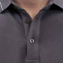 Clearance - Polo manches courtes homme Oscar ardoise Polos Et Chemises|Polos Et Chemises