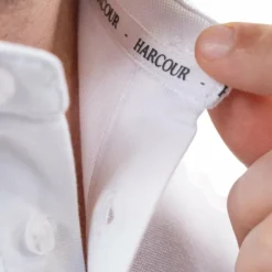 Polos Et Chemises|Polos Et Chemises*Harcour - Polo manches courtes homme Oscar Blanc