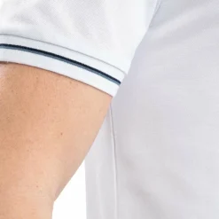 Polos Et Chemises|Polos Et Chemises*Harcour - Polo manches courtes homme Oscar Blanc