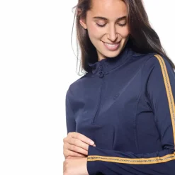 Sale - Polo manches longues chaud femme Pistach Polos Et Chemises