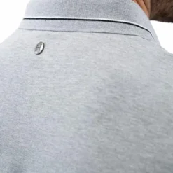 Polos Et Chemises|Polos Et Chemises*Harcour - Polo manches longues homme Malik chiné Gris