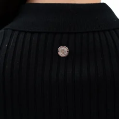 Polos Et Chemises*Harcour - Polo manches longues femme Aurore Noir