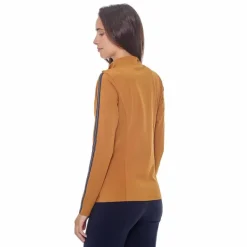 Hot - Polo manches longues chaud femme Pistach golden yellow Polos Et Chemises
