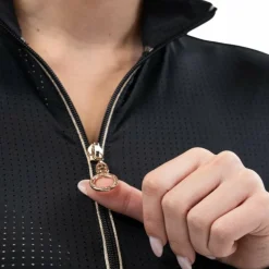 Polos Et Chemises*Harcour - Polo technique manches longues femme Breezi Noir