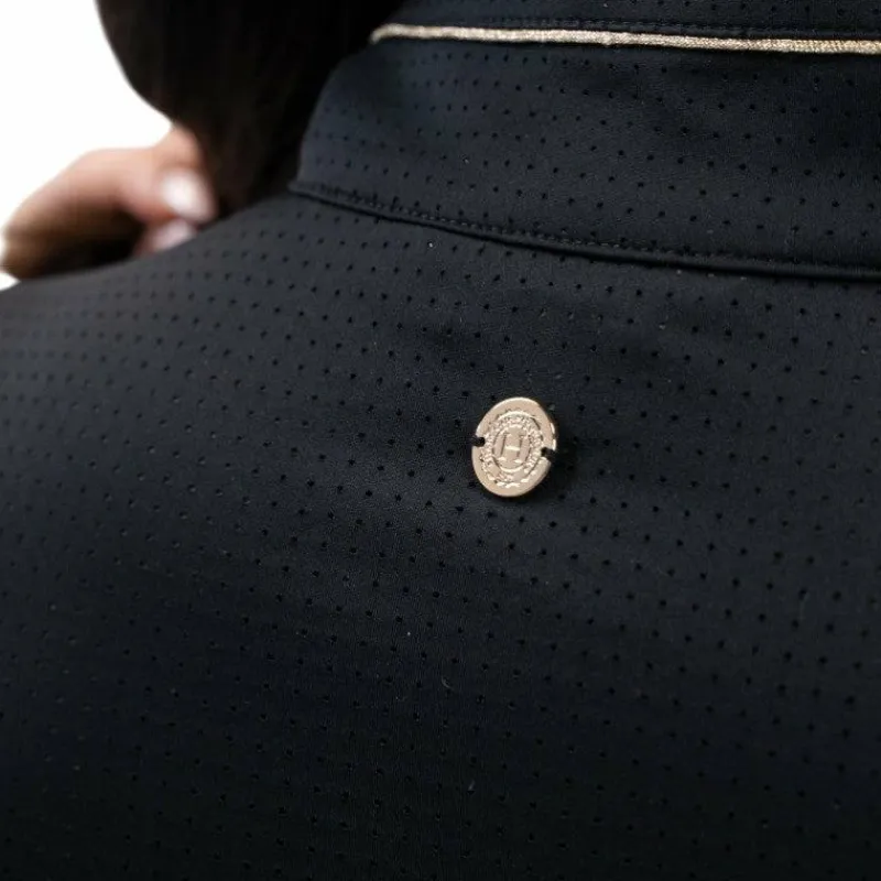 Polos Et Chemises*Harcour - Polo technique manches longues femme Breezi Noir