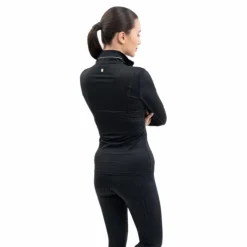 Polos Et Chemises*Harcour - Polo technique manches longues femme Breezi Noir