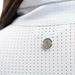 Polos Et Chemises*Harcour - Polo technique manches longues femme Breezi Blanc