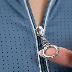 Discount - Polo technique manches longues femme Breezi steel blue Polos Et Chemises