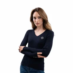 Pulls Et Gilets*Harcour - Pull femme Antoinette x Versailles Marine