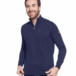Pulls Et Gilets|Pulls Et Gilets*Harcour - Pull homme Flash marine