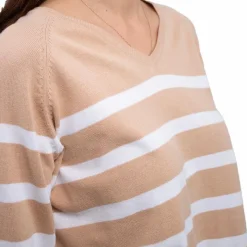 Hot - Pull manches longues femme Swala sable Pulls Et Gilets