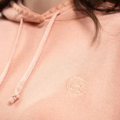 Online - Sweat à capuche manches longues femme Plume abricot Pulls Et Gilets