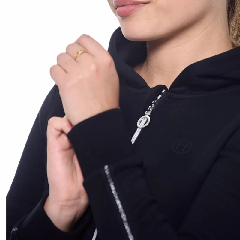 Pulls Et Gilets*Harcour - Sweat à zip manches longues femme Sworm Noir