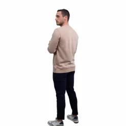 Pulls Et Gilets|Pulls Et Gilets*Harcour - Sweat manches longues homme Shelton sable Beige