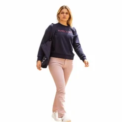 Pulls Et Gilets*Harcour - Sweat Sirius femme navy/ pink Marine