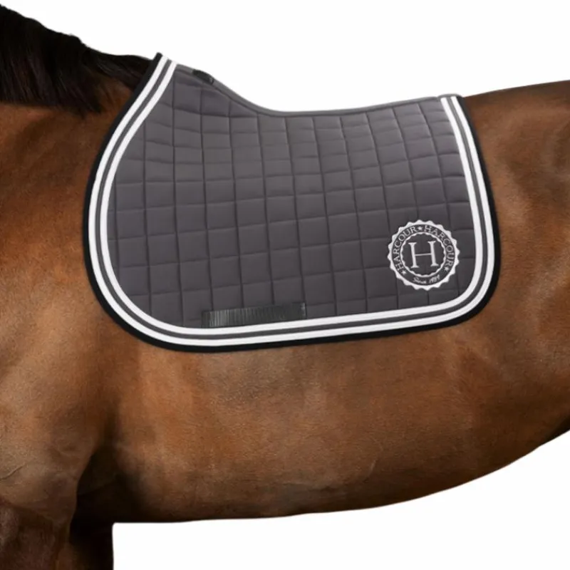 Tapis De Selle Poneys|Tapis De Selle*Harcour - Tapis de selle Soft ardoise Gris