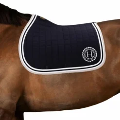 Tapis De Selle Poneys|Tapis De Selle*Harcour - Tapis de selle Soft / pivoine Marine