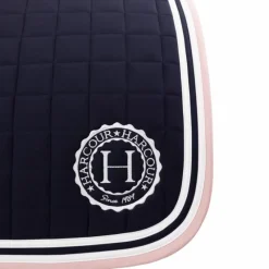 Tapis De Selle Poneys|Tapis De Selle*Harcour - Tapis de selle Soft / pivoine Marine