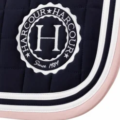 Tapis De Selle Poneys|Tapis De Selle*Harcour - Tapis de selle Soft / pivoine Marine