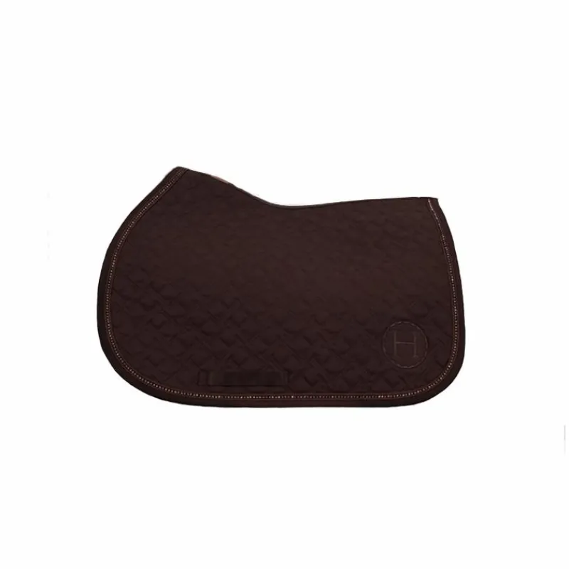 Tapis De Selle Poneys|Tapis De Selle*Harcour - Tapis de selle Saphir foncé Marron
