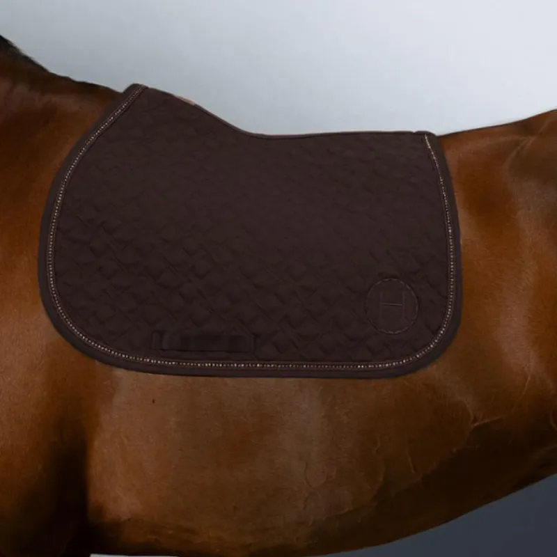 Tapis De Selle Poneys|Tapis De Selle*Harcour - Tapis de selle Saphir foncé Marron