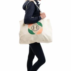 Sacs Lifestyle*Harcour - Totebag casual Bertille naturel/ fleurs Beige