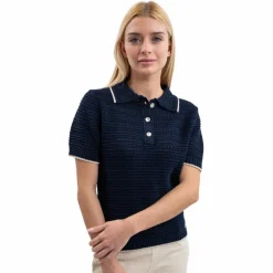 T-Shirts Et Baselayers*Harcour - T-shirt manches courtes femme Pony Marine