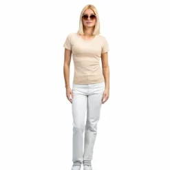 Outlet - T-shirt manches courtes femme Tarlala latte T-Shirts Et Baselayers