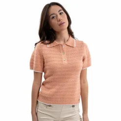 - T-shirt manches courtes femme Pony abricot T-Shirts Et Baselayers